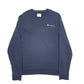 Mens Navy Champion Spellout Crewneck Jumper