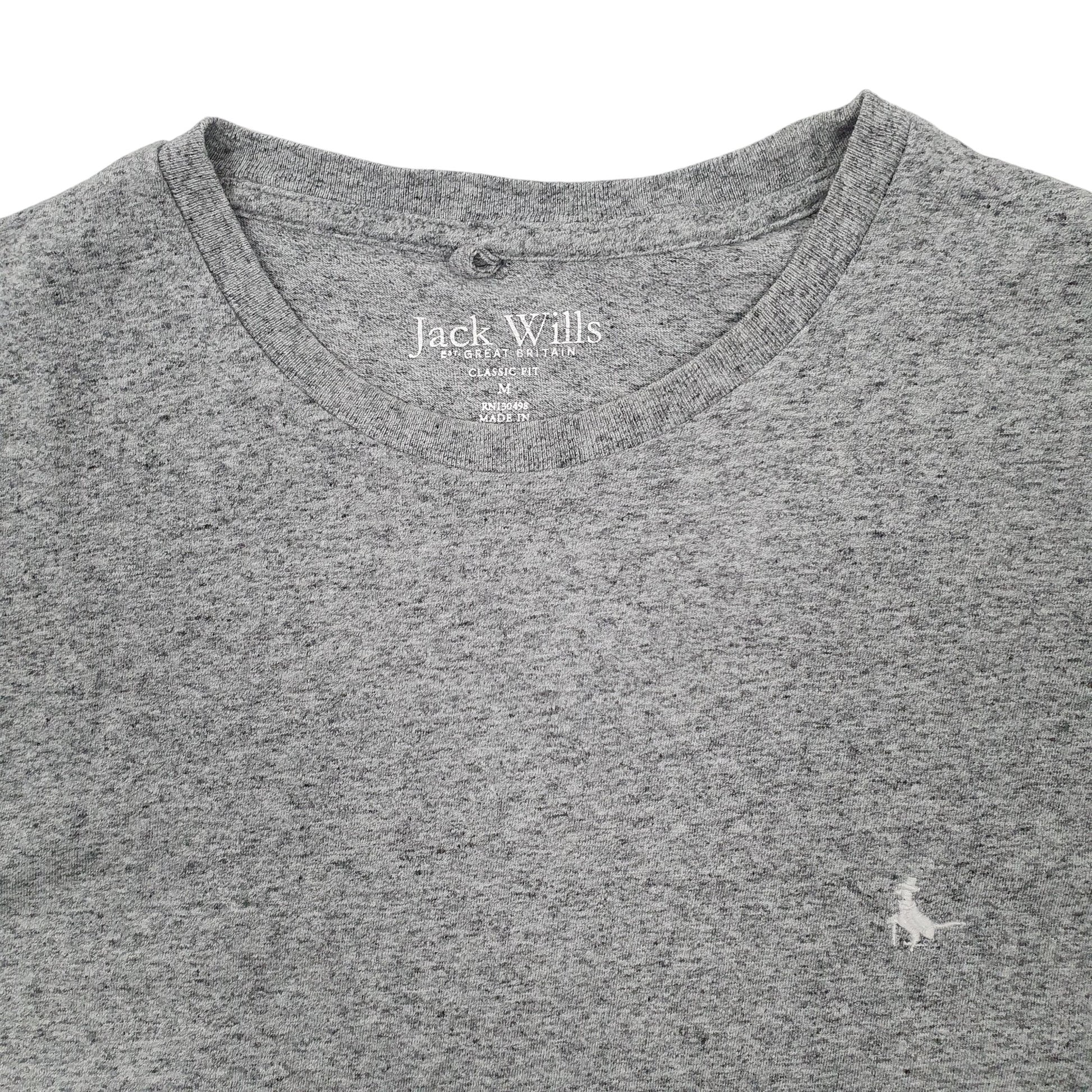 Mens Grey Jack Wills  Short Sleeve T Shirt