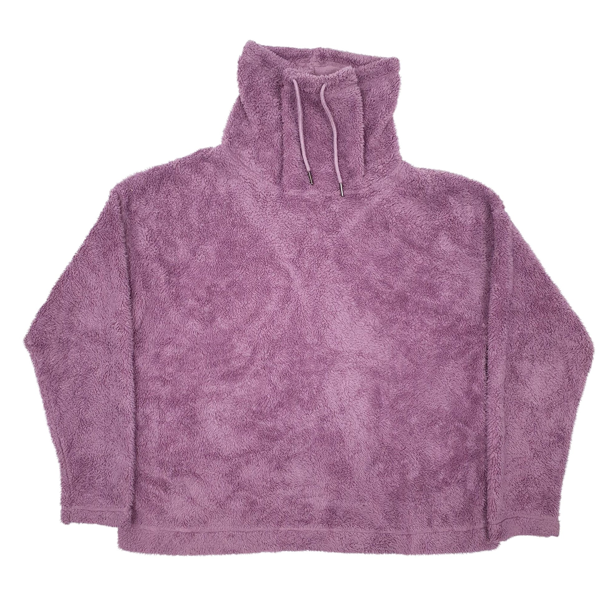 Womens Purple Champion  Turtle Neck Jumper