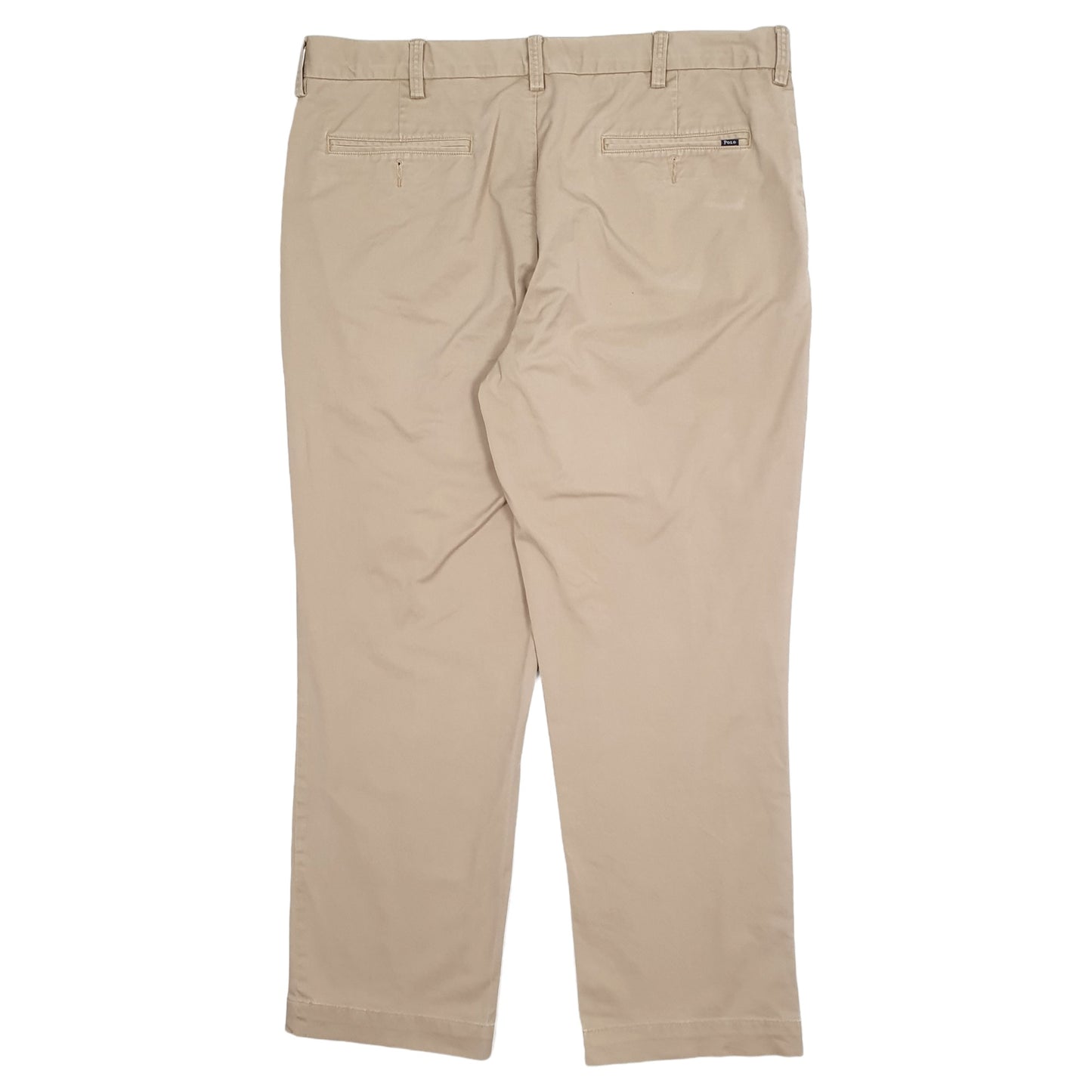 Mens Beige Polo Ralph Lauren Stretch Classic Fit Chino Trousers
