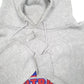 Mens Grey Champion Scots Football USA Spellout Hoodie Jumper
