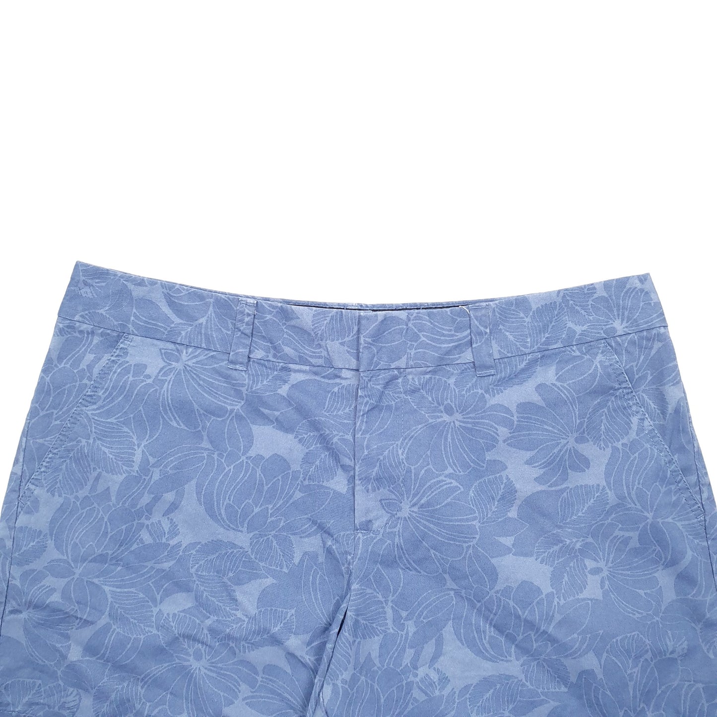 Womens Blue Tommy Hilfiger Pattern Chino Shorts