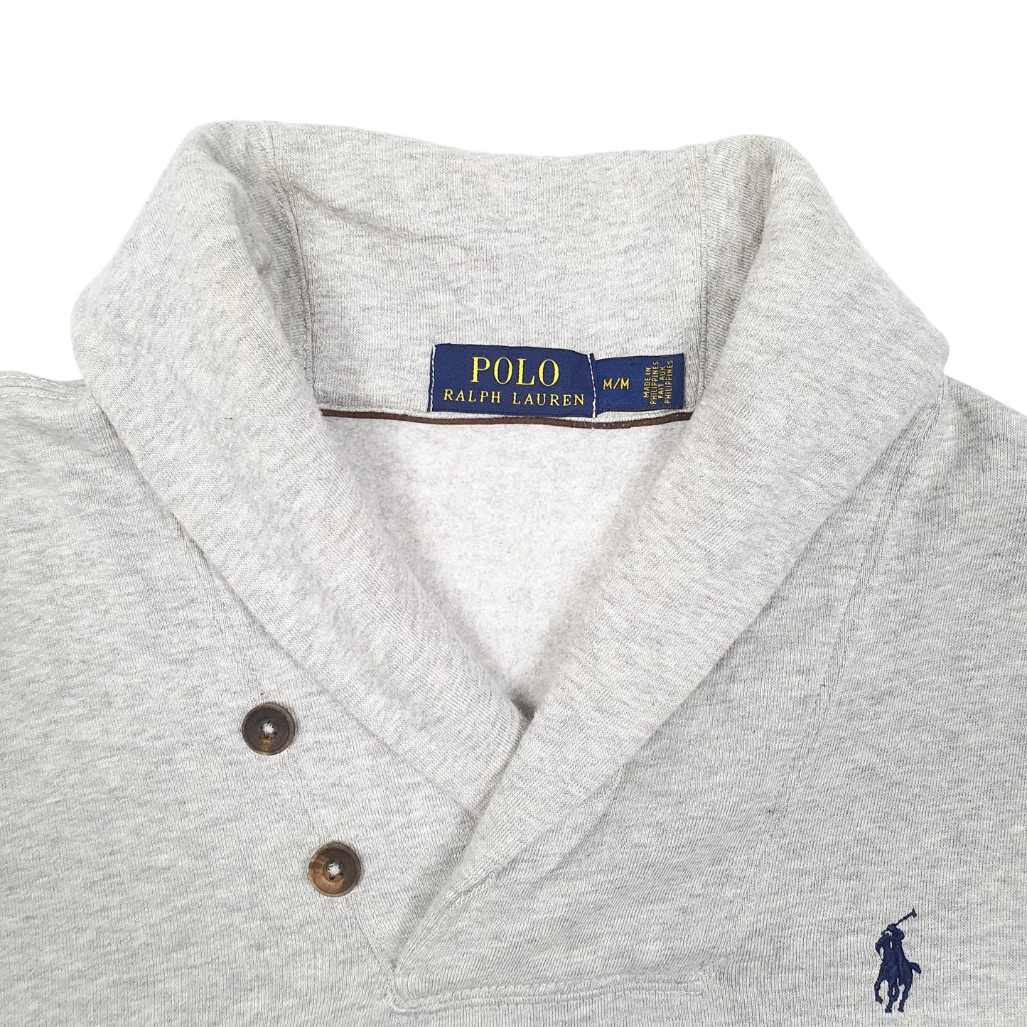Mens Grey Polo Ralph Lauren  Shoal Neck Jumper