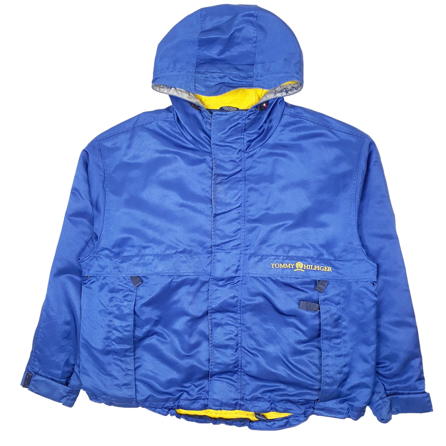 Mens Blue Tommy Hilfiger Vintage 90s  Coat