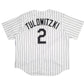 Mens White Majestic Colorado Rockies MLB Baseball Jersey Tulowitzki Short Sleeve T Shirt