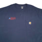 Mens Navy Carhartt  Short Sleeve T Shirt