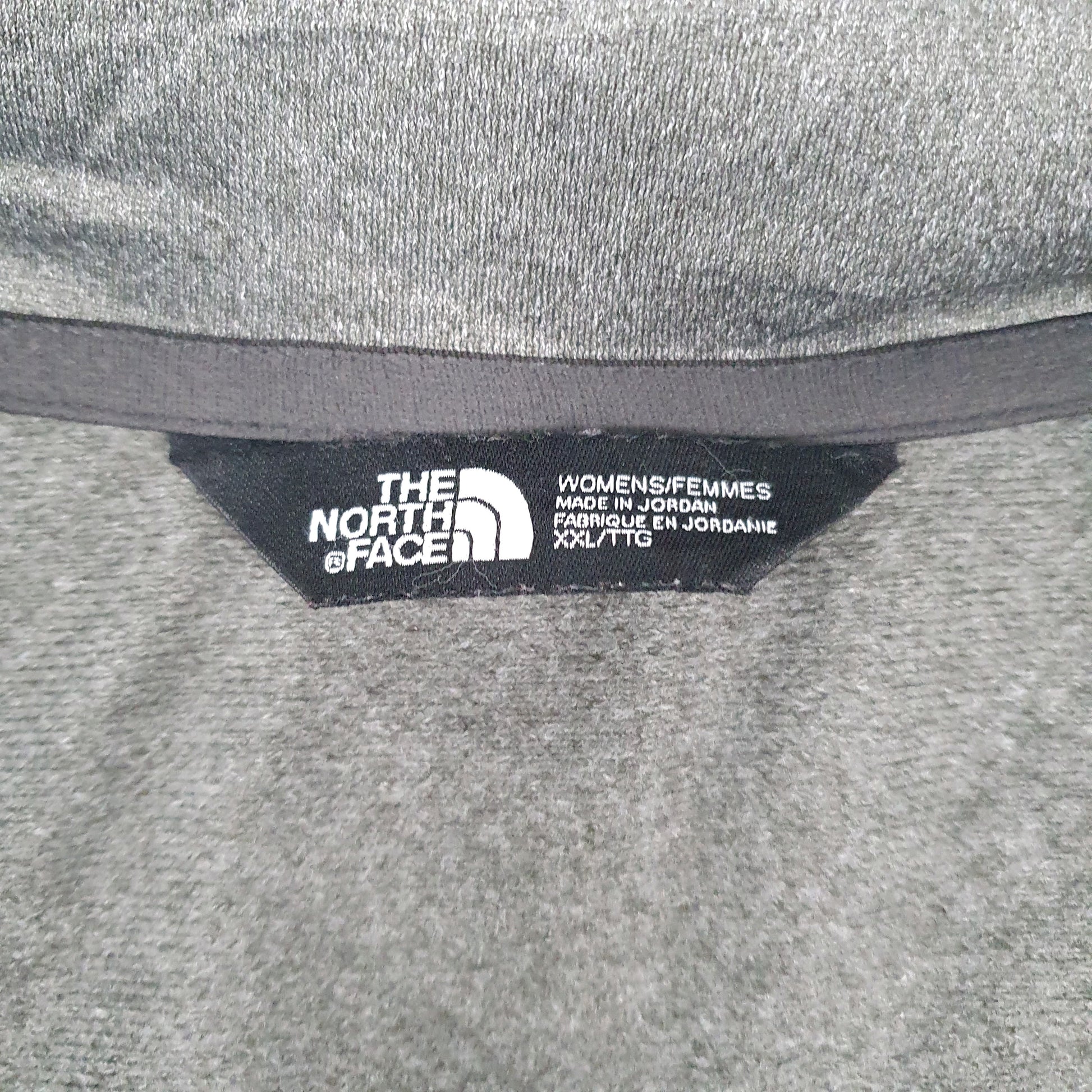 Womens Grey The North Face PWC Quarter Zip Jumper