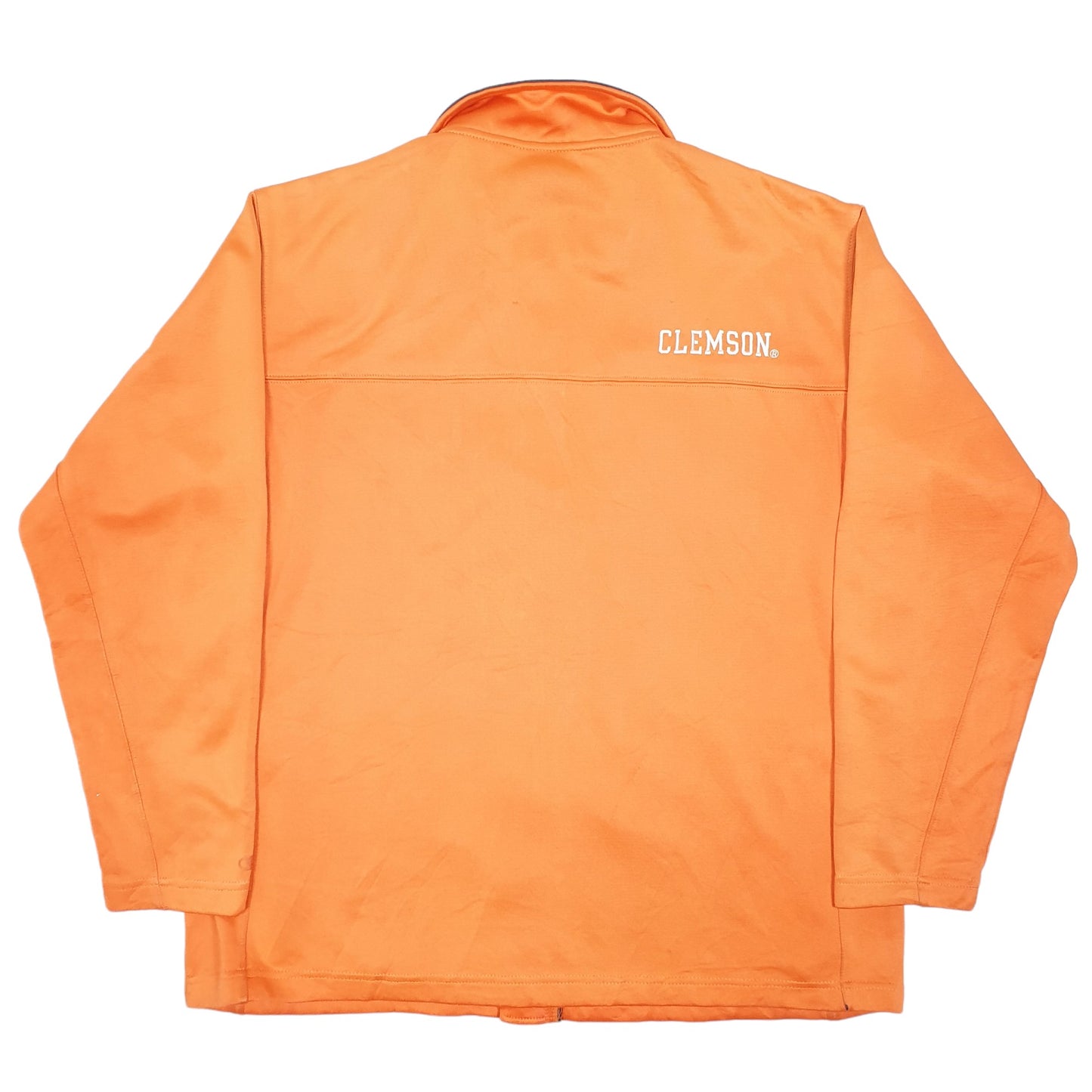 Mens Orange Champion Clemson Tigers American Football Active Track Full Zip Jumper