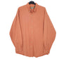 Mens Orange L.L.Bean Tall Long Sleeve Shirt