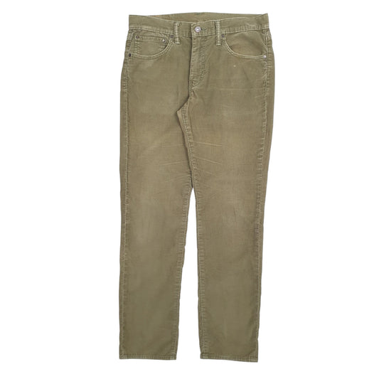 Mens Khaki Levis  Corduroy Trousers