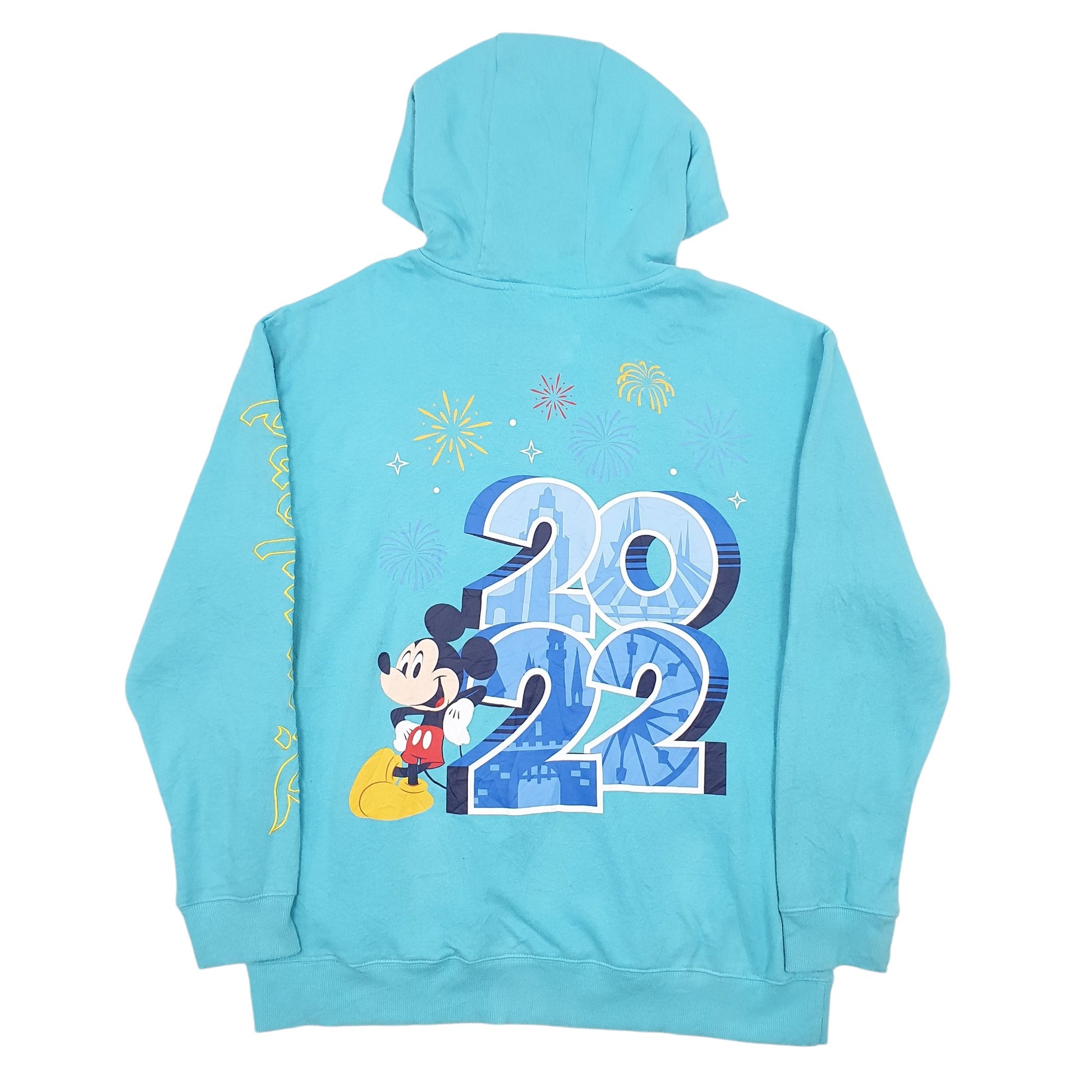 Mens Blue Disney  Hoodie Jumper