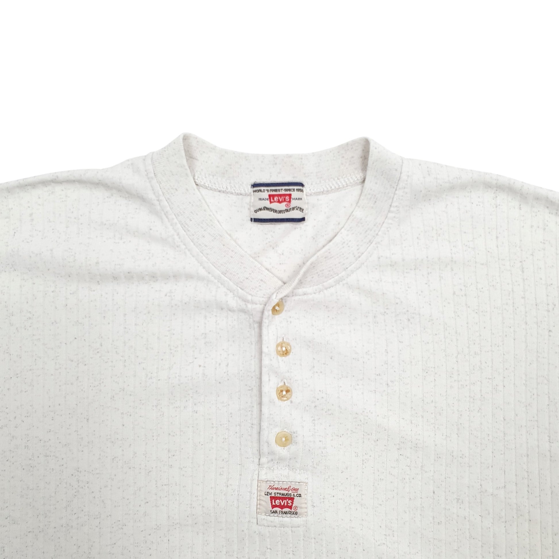 Mens Grey Levis Button Up Short Sleeve T Shirt