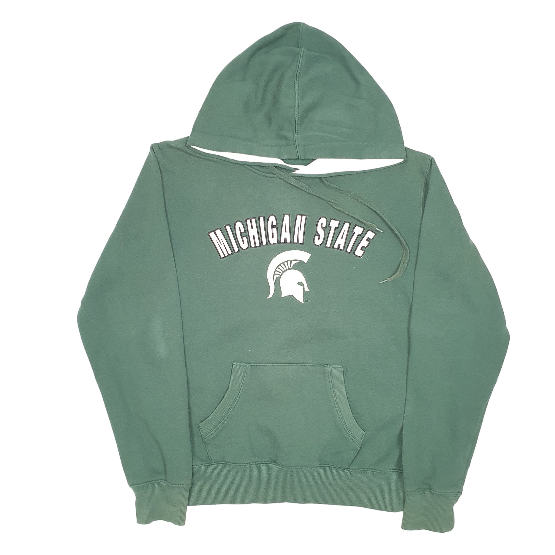 Womens Green Stadium Athletics Michigan State Spartans American Football College USA Hoodie Jumper