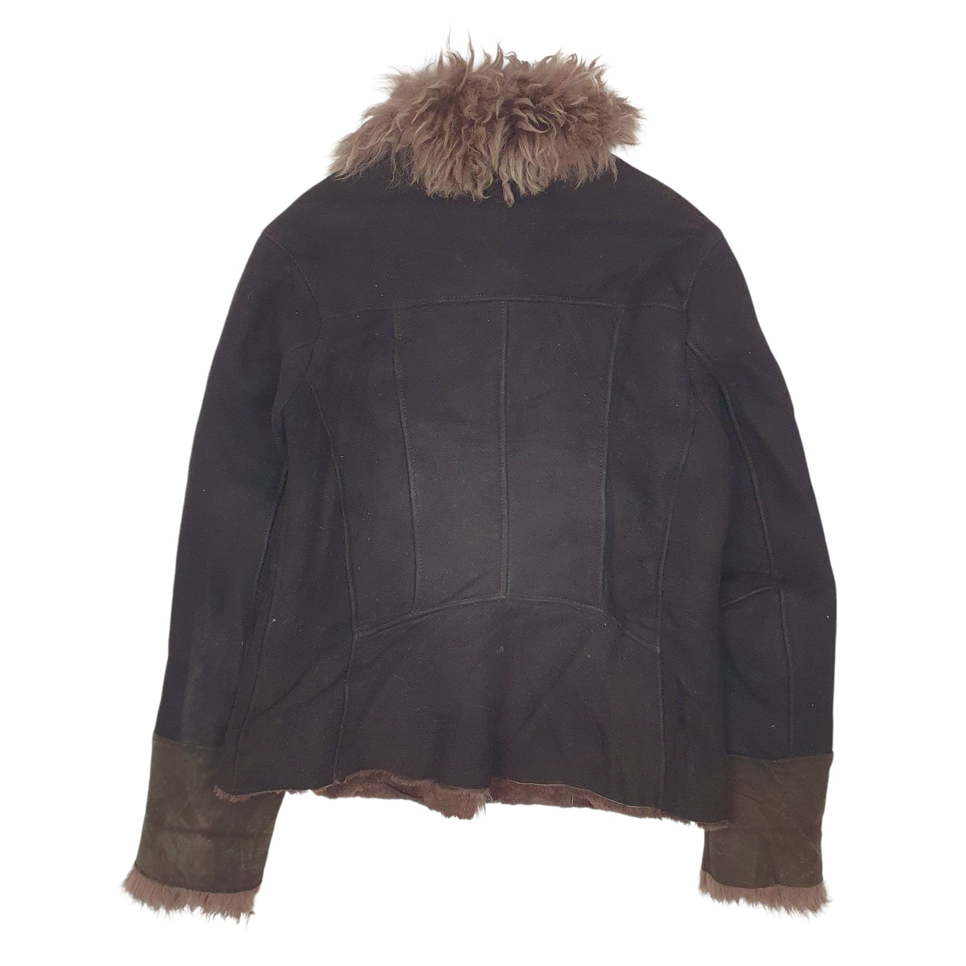 Womens Black Laura Di Sarpi Afghan Coat  Coat