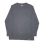 Mens Black Dickies Pocket Workwear Long Sleeve T Shirt