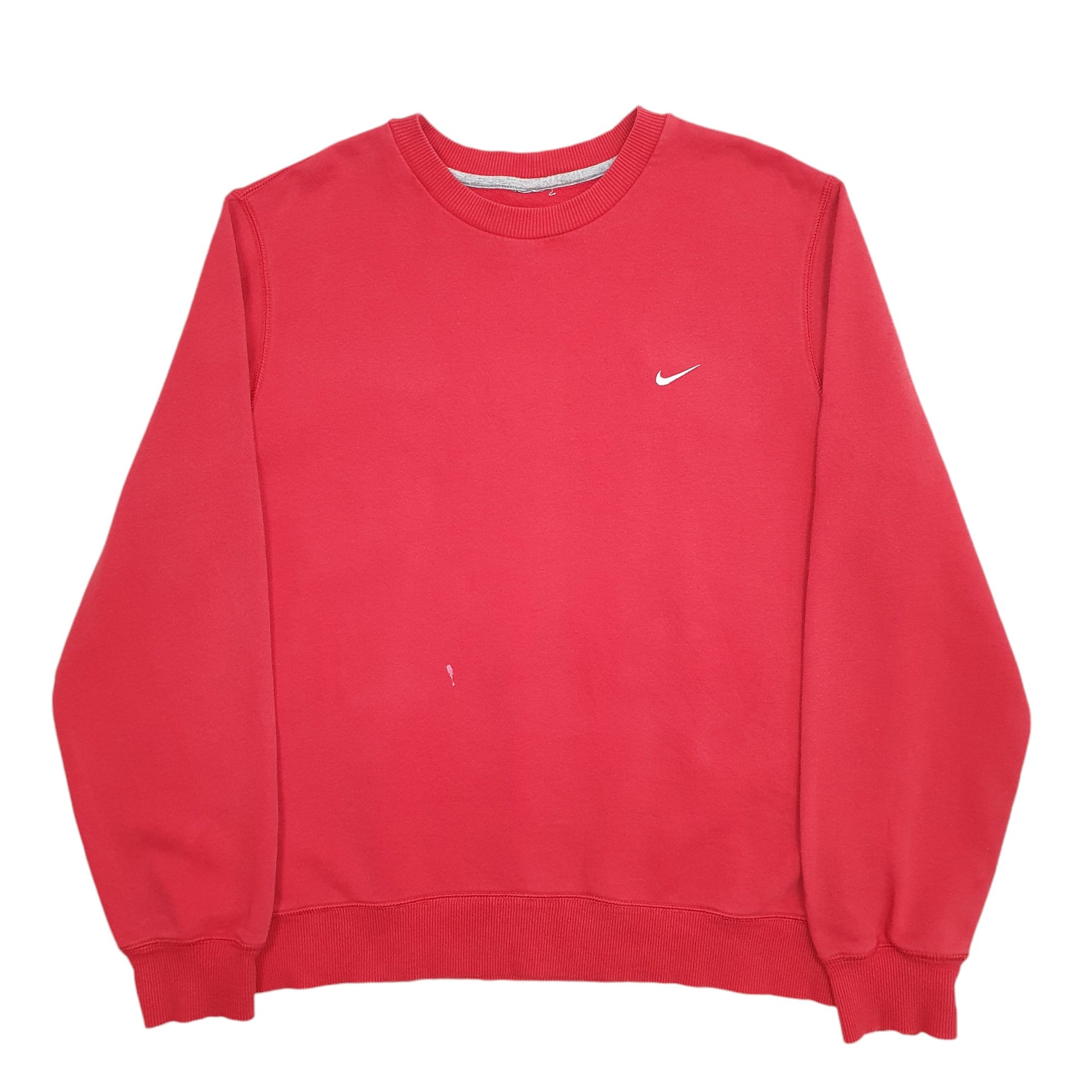 Mens Red Nike  Crewneck Jumper