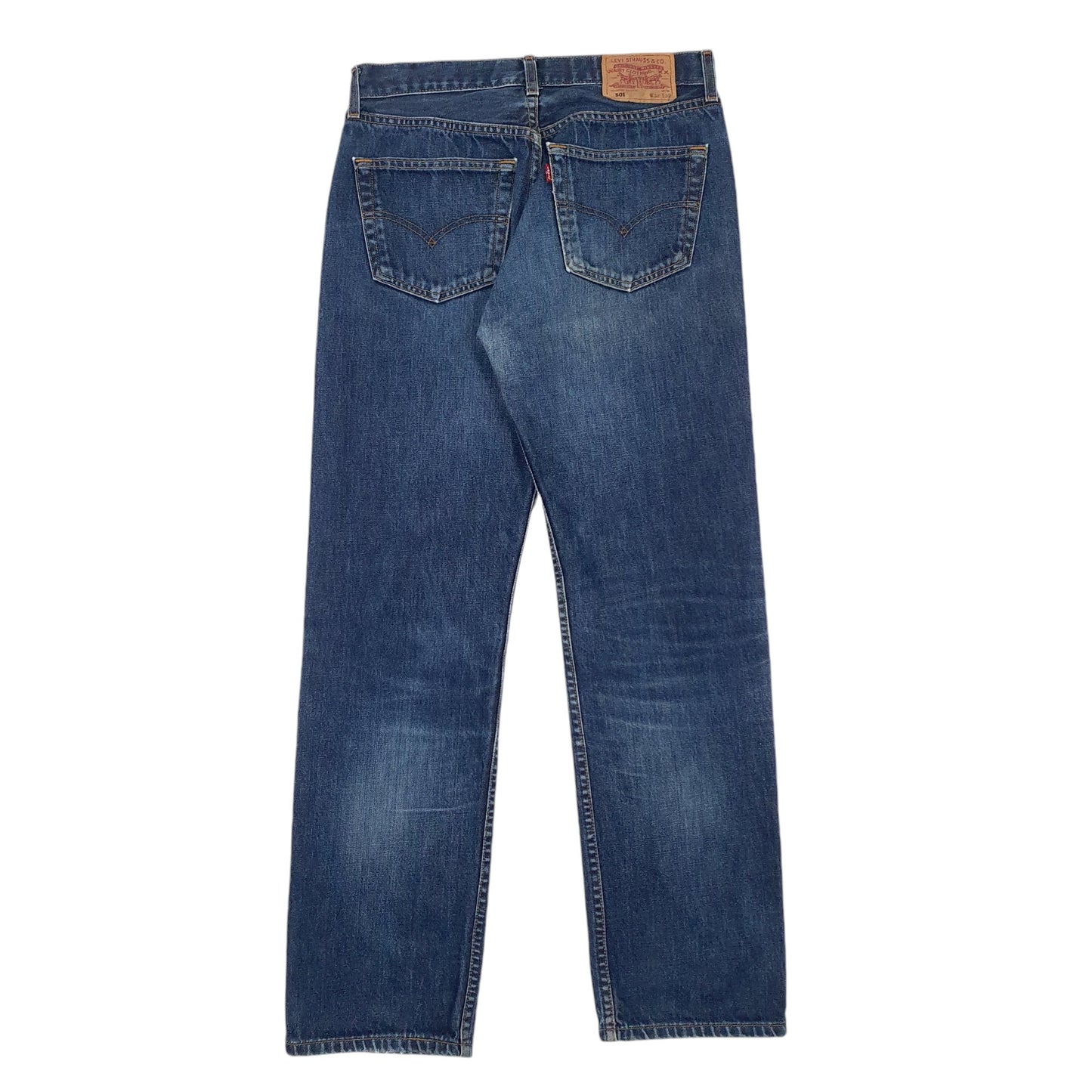 Mens Blue Levis Vintage 90s 00s 501 JeansW31 L31