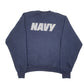 Mens Navy Soffe US Navy USN Spellout Crewneck Jumper