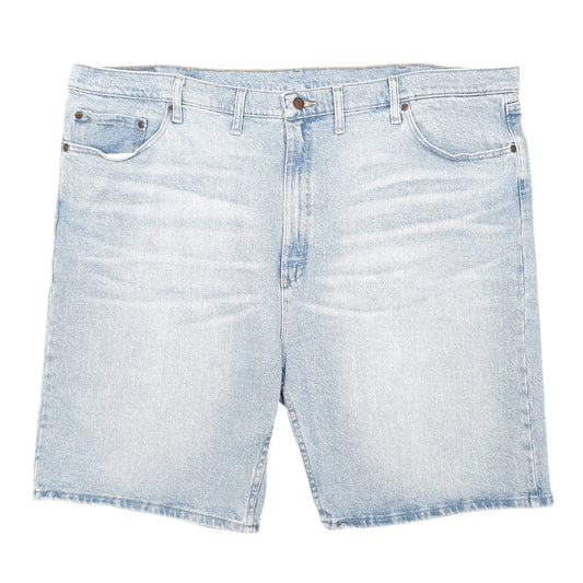 Mens Blue Wrangler Denim Jeans Jorts Regular Denim Shorts