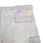 Mens Grey Carhartt Workwear Relaxed Cargo Shorts