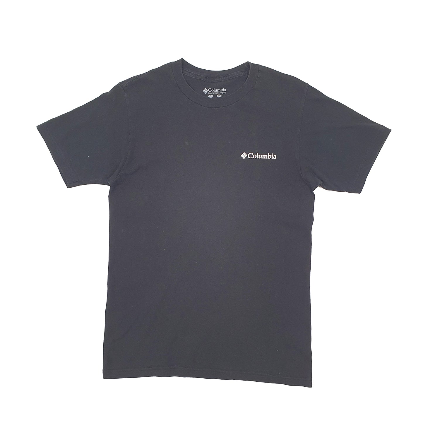 Mens Black Columbia Sportswear  Short Sleeve T Shirt