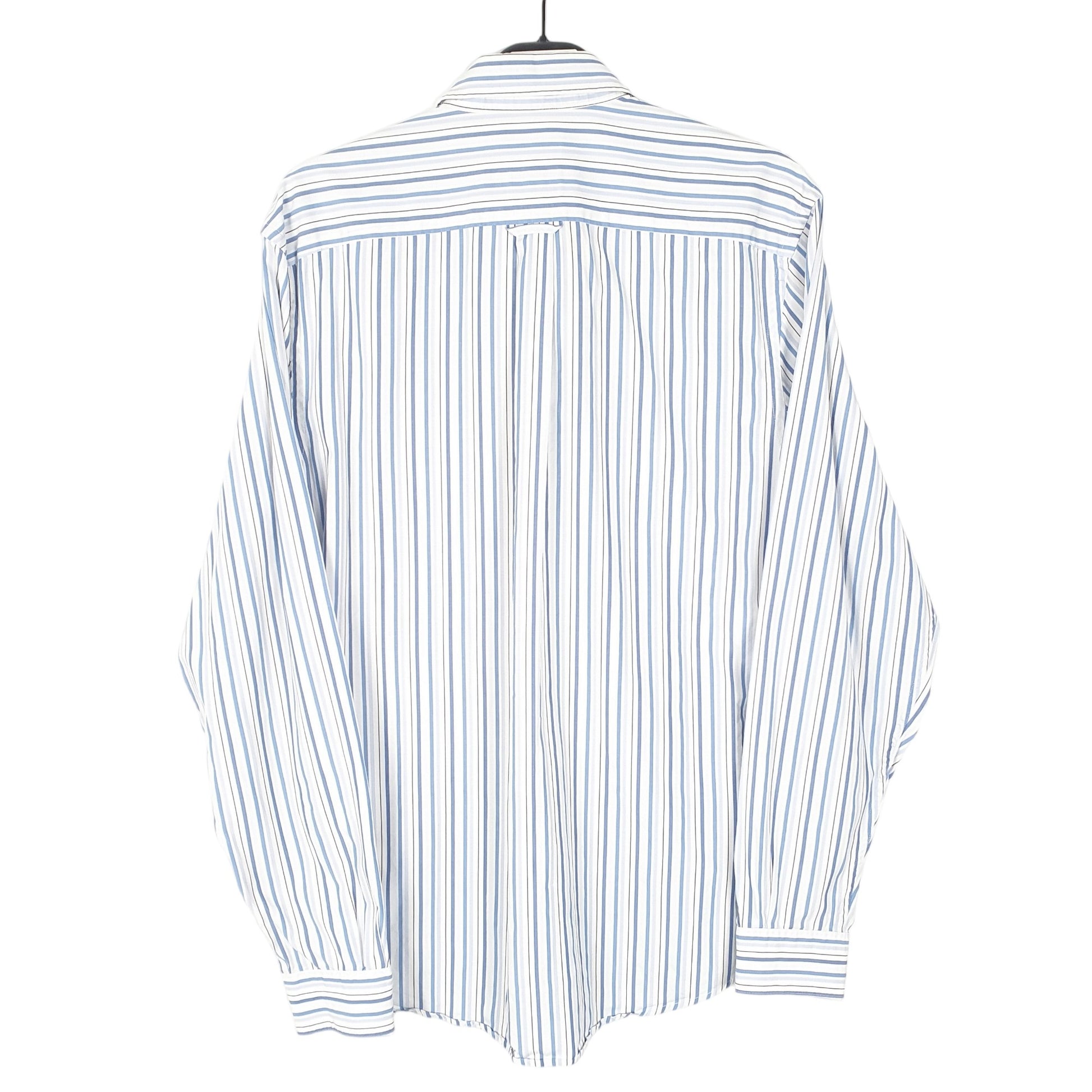 Mens Blue Lacoste Modern Long Sleeve Shirt