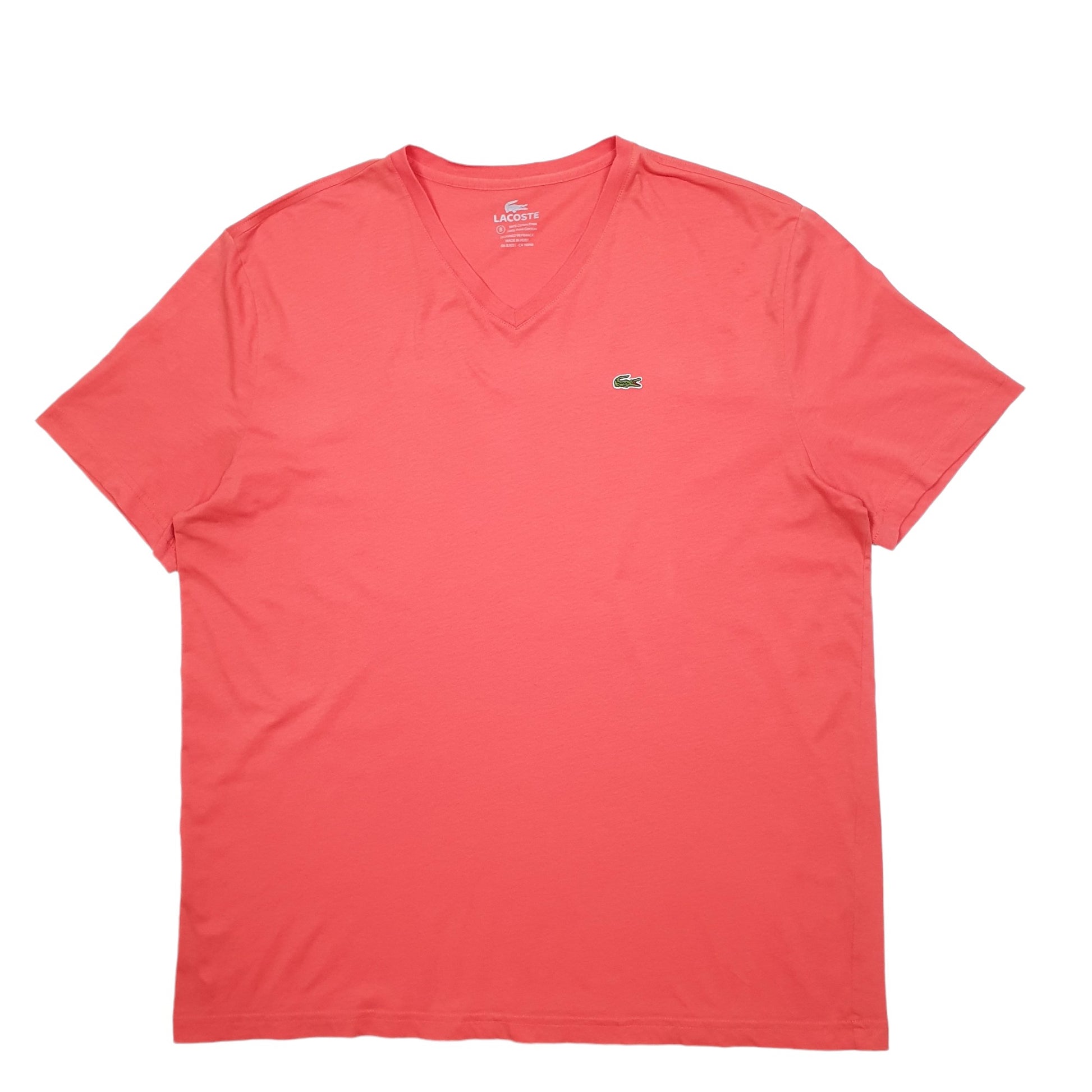 Mens Pink Lacoste  Short Sleeve T Shirt