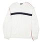 Mens Cream Nautica Knit Chunky Stripe Crewneck Jumper