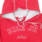 Mens Red Chase Authentics Nascar Dale Jr Budweiser Hoodie Jumper
