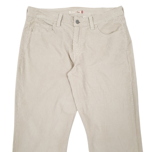 Womens Beige Levis  Corduroy Trousers