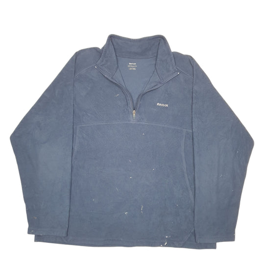 Mens Navy Reebok  Quarter Zip Jumper