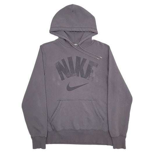 Mens Grey Nike Spellout Hoodie Jumper