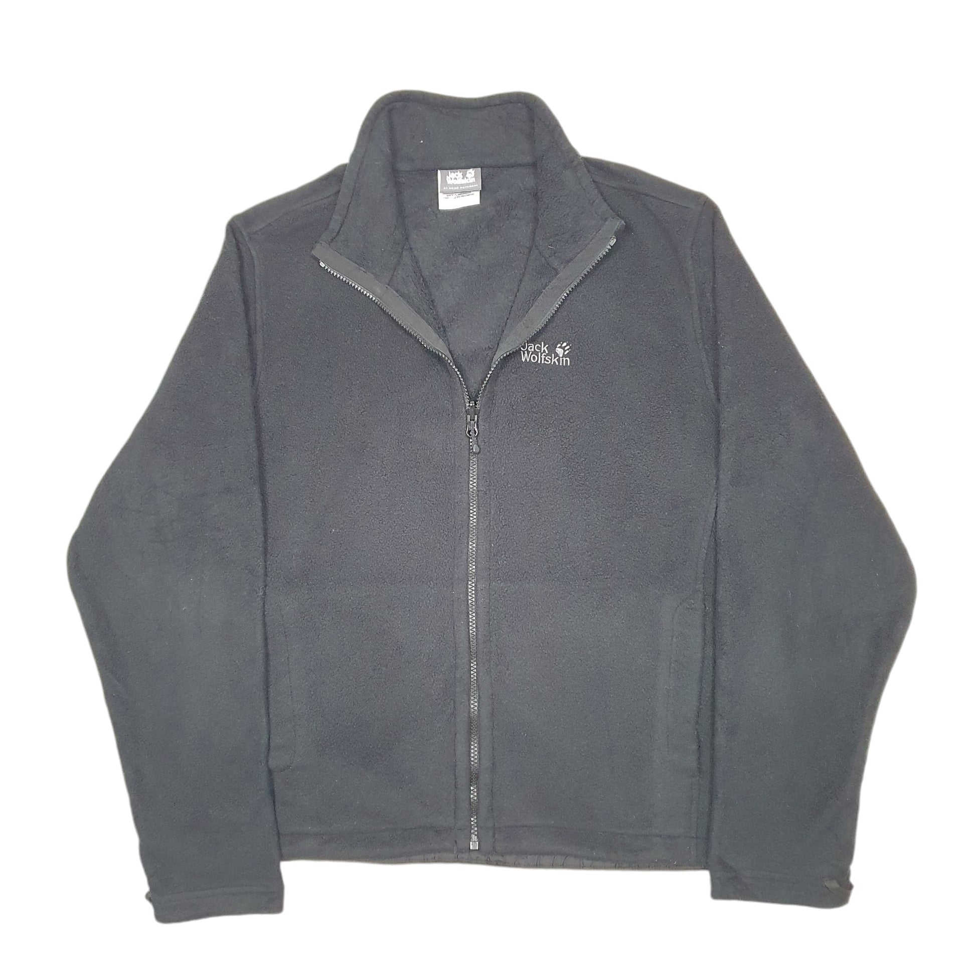 Mens Black Jack Wolfskin Nanuk 200 Full Zip Jumper