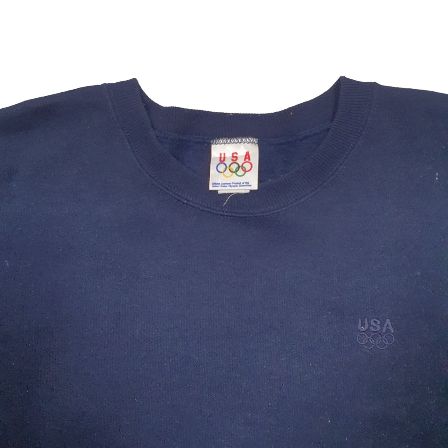 Mens Navy USA Olympics USA Crewneck Jumper