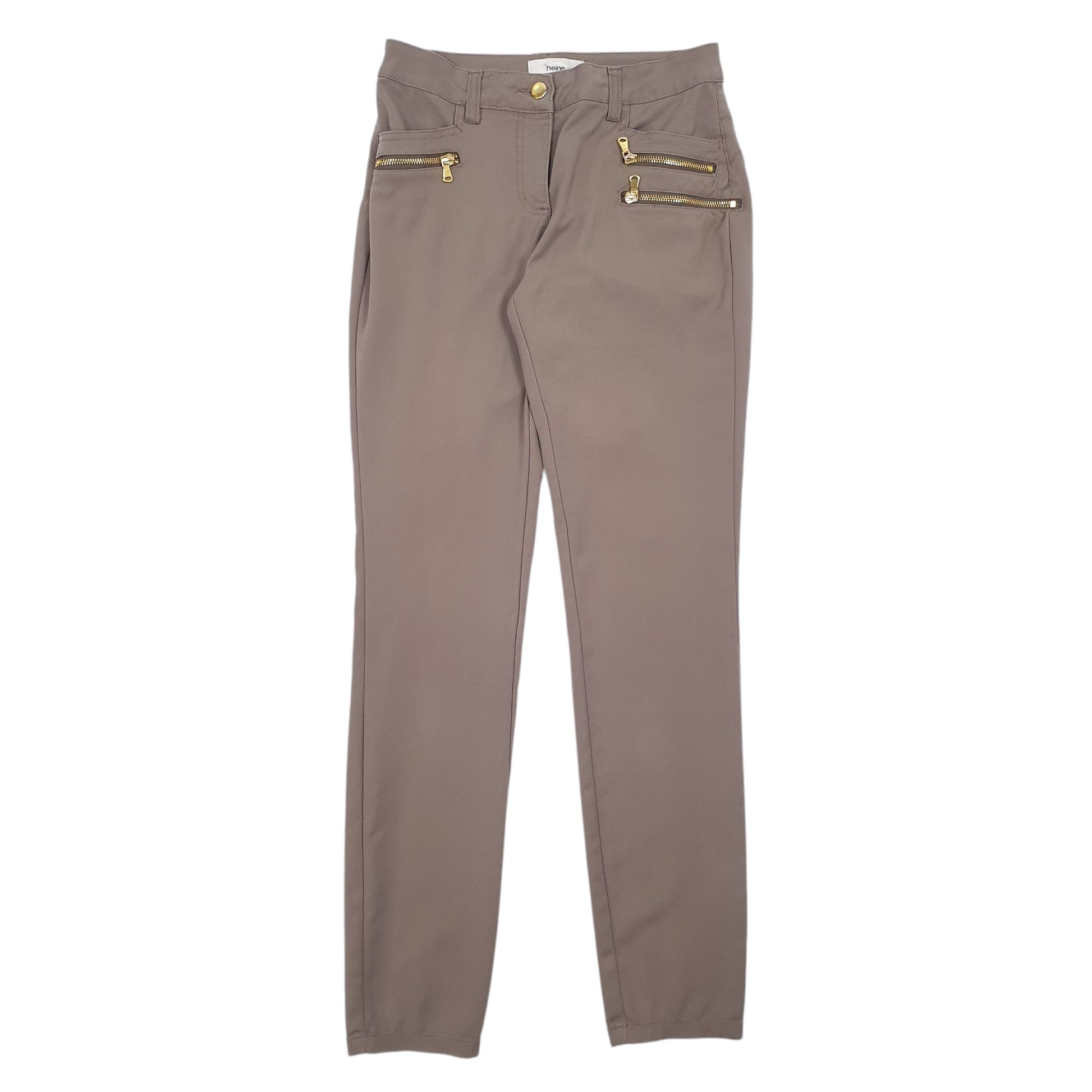 Womens Grey Heine  Chino Trousers