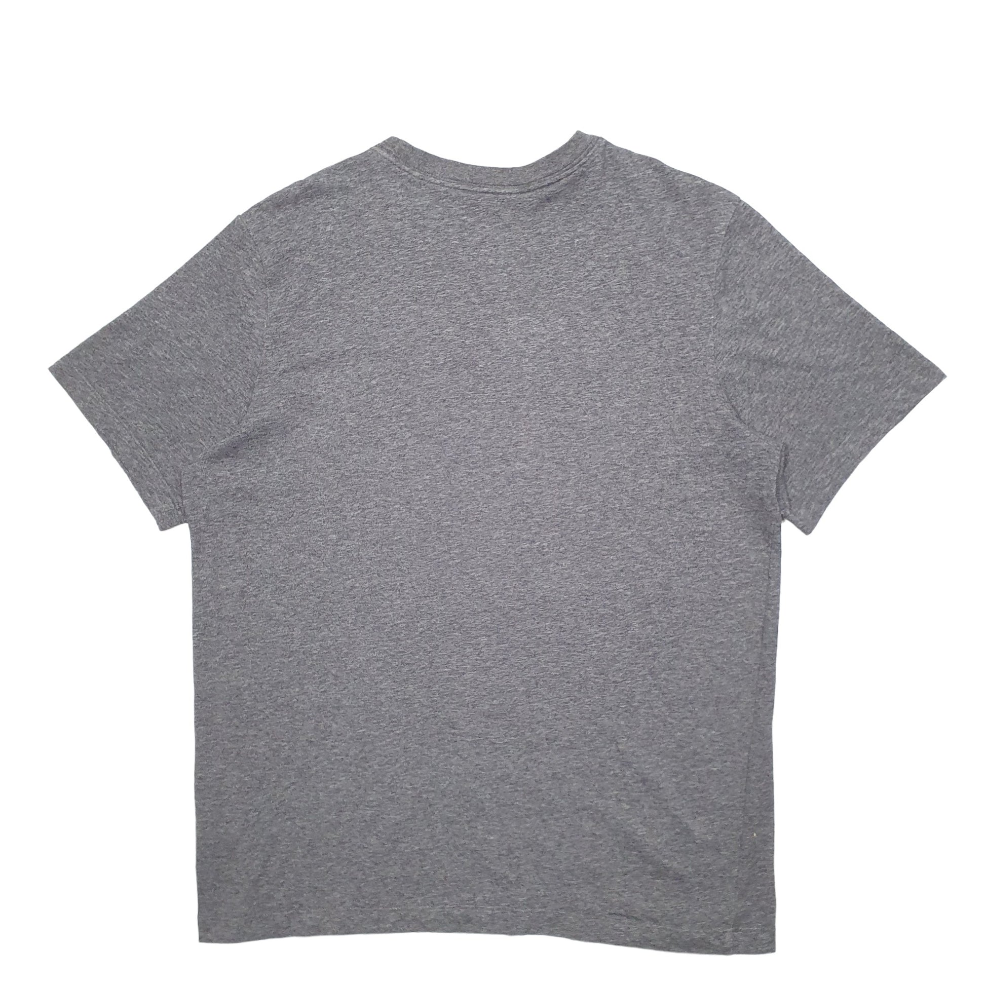 Mens Grey Nike Spellout Short Sleeve T Shirt