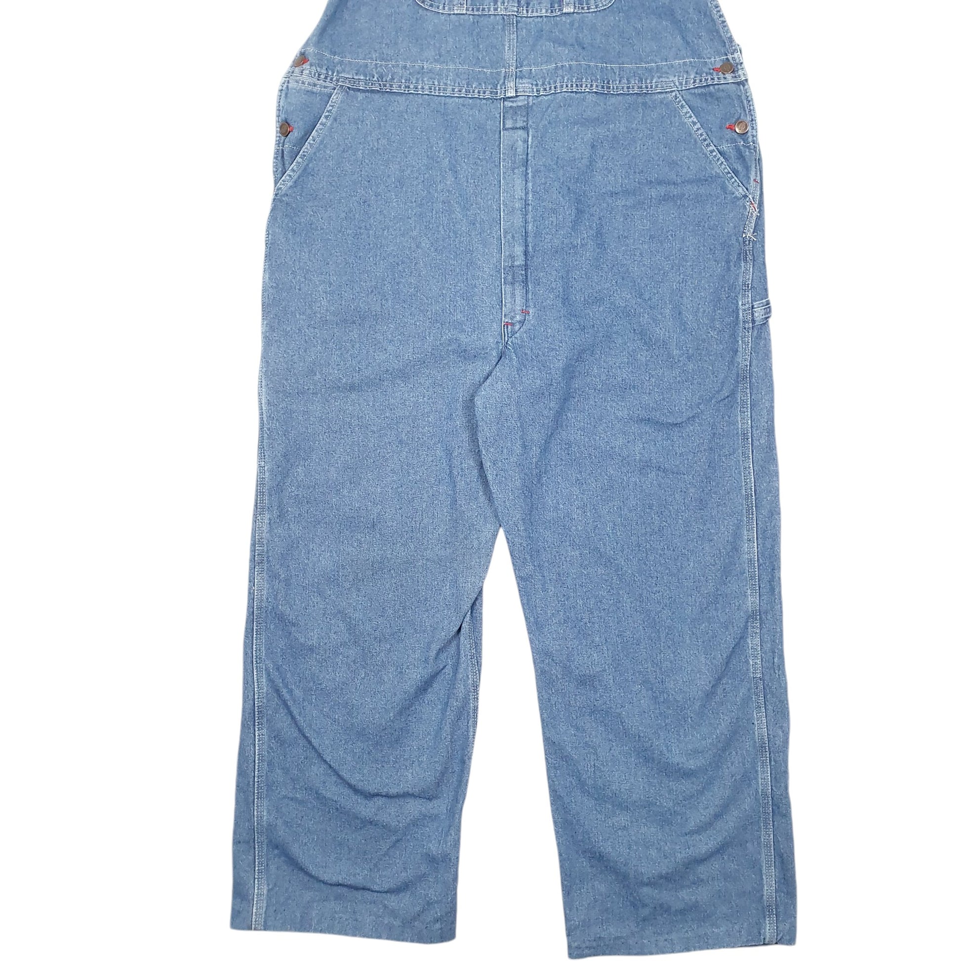 Mens Blue Dickies Denim Overalls Bib Dungaree Trousers