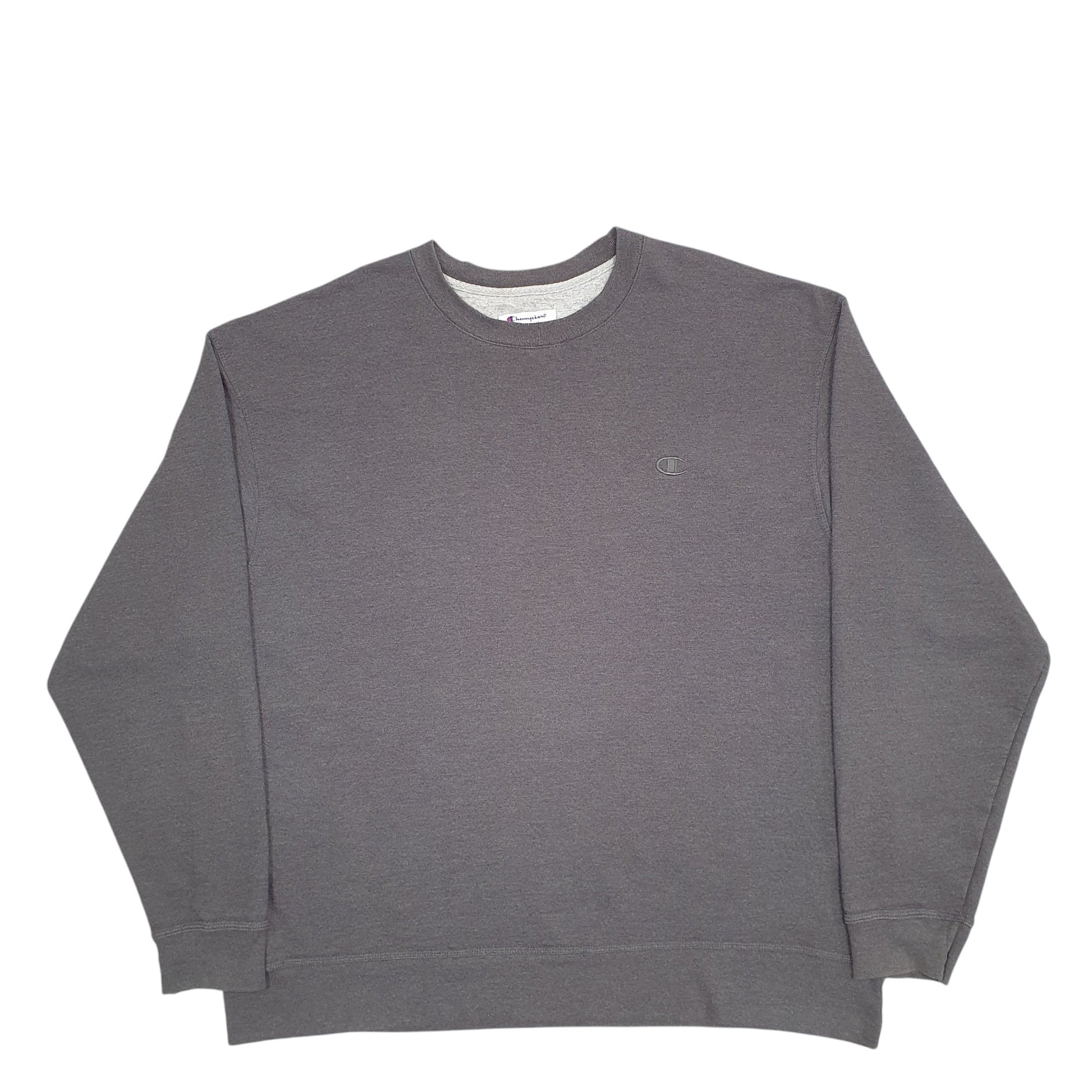 Mens Grey Champion  Crewneck Jumper