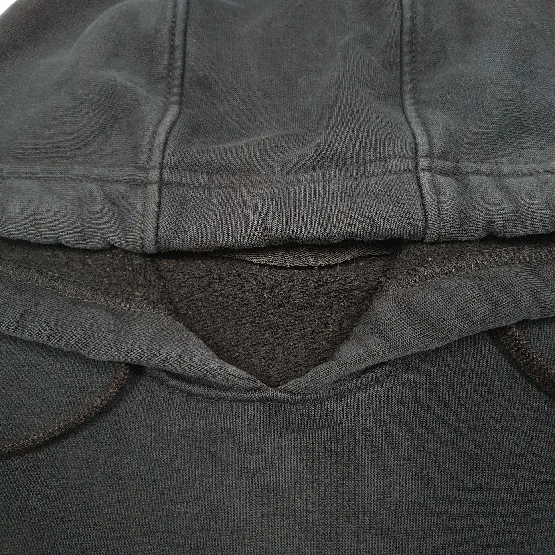 Mens Black Adidas Spellout Hoodie Jumper