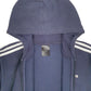 Mens Navy Adidas  Full Zip Jumper