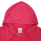 Womens Pink Adidas Spellout Hoodie Jumper