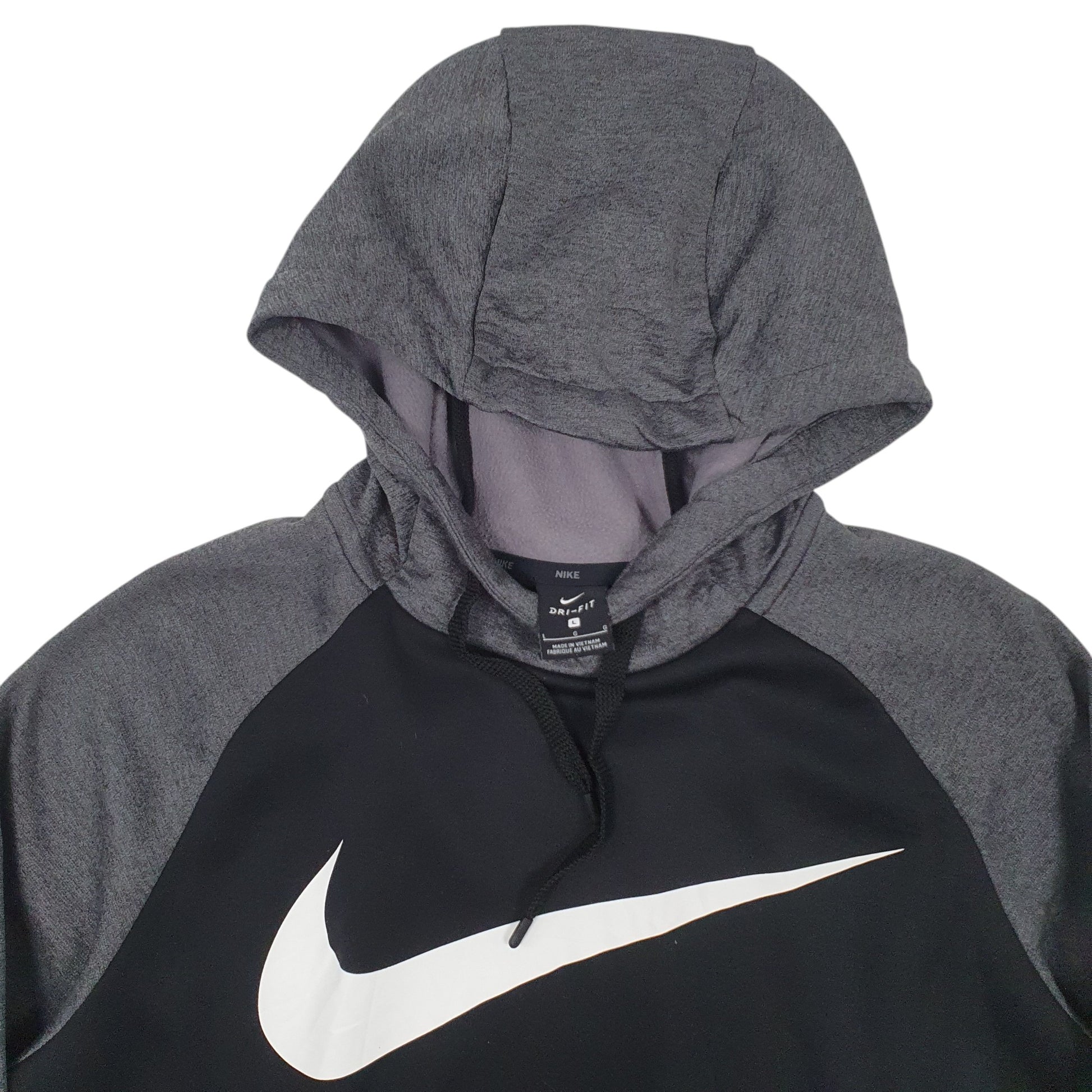 Mens Black Nike Dri-Fit Hoodie Jumper