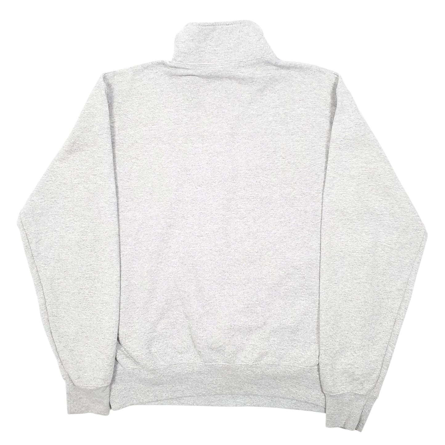 Mens Grey Champion Kent State University Spellout USA Quarter Zip Jumper