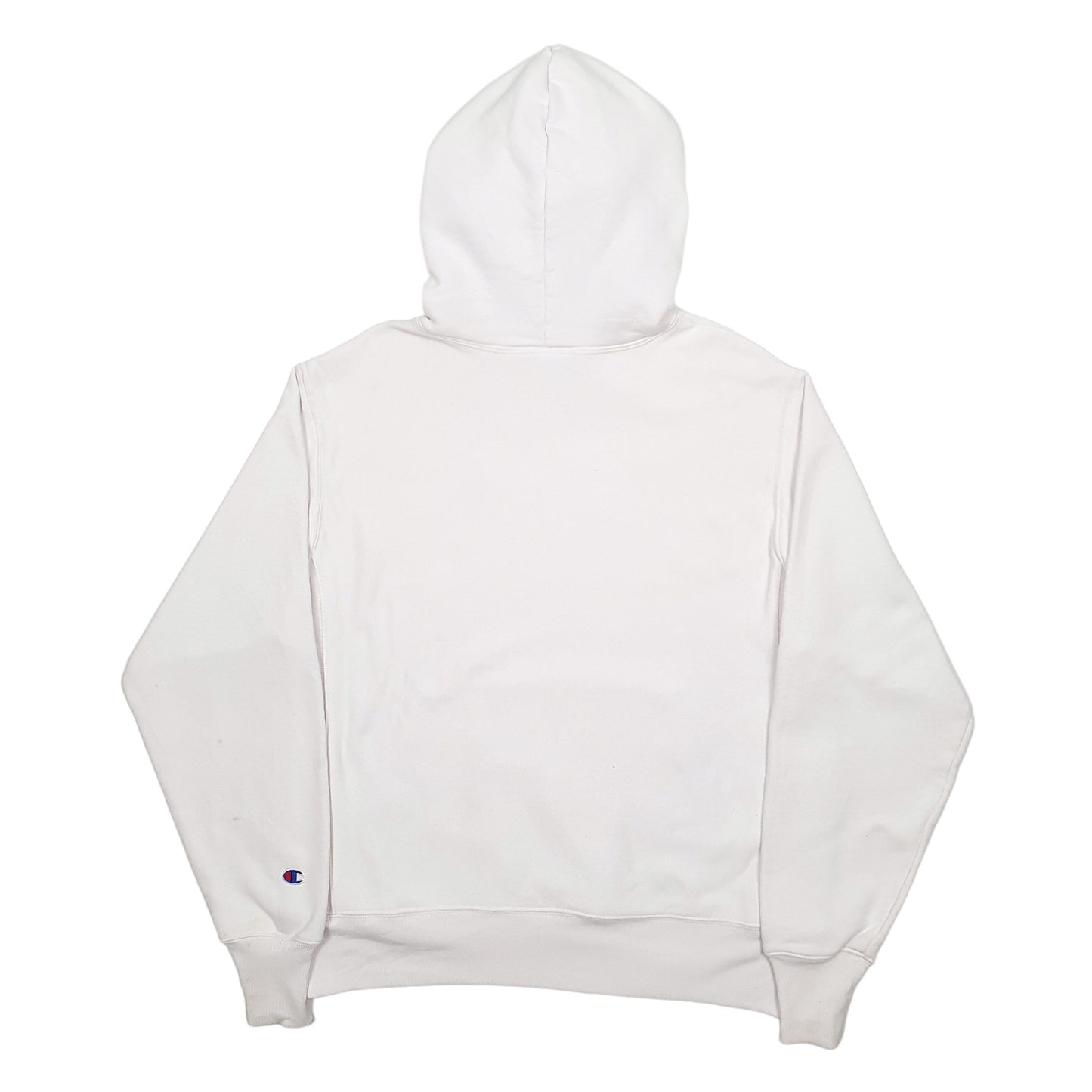 Mens White Champion  Hoodie Jumper