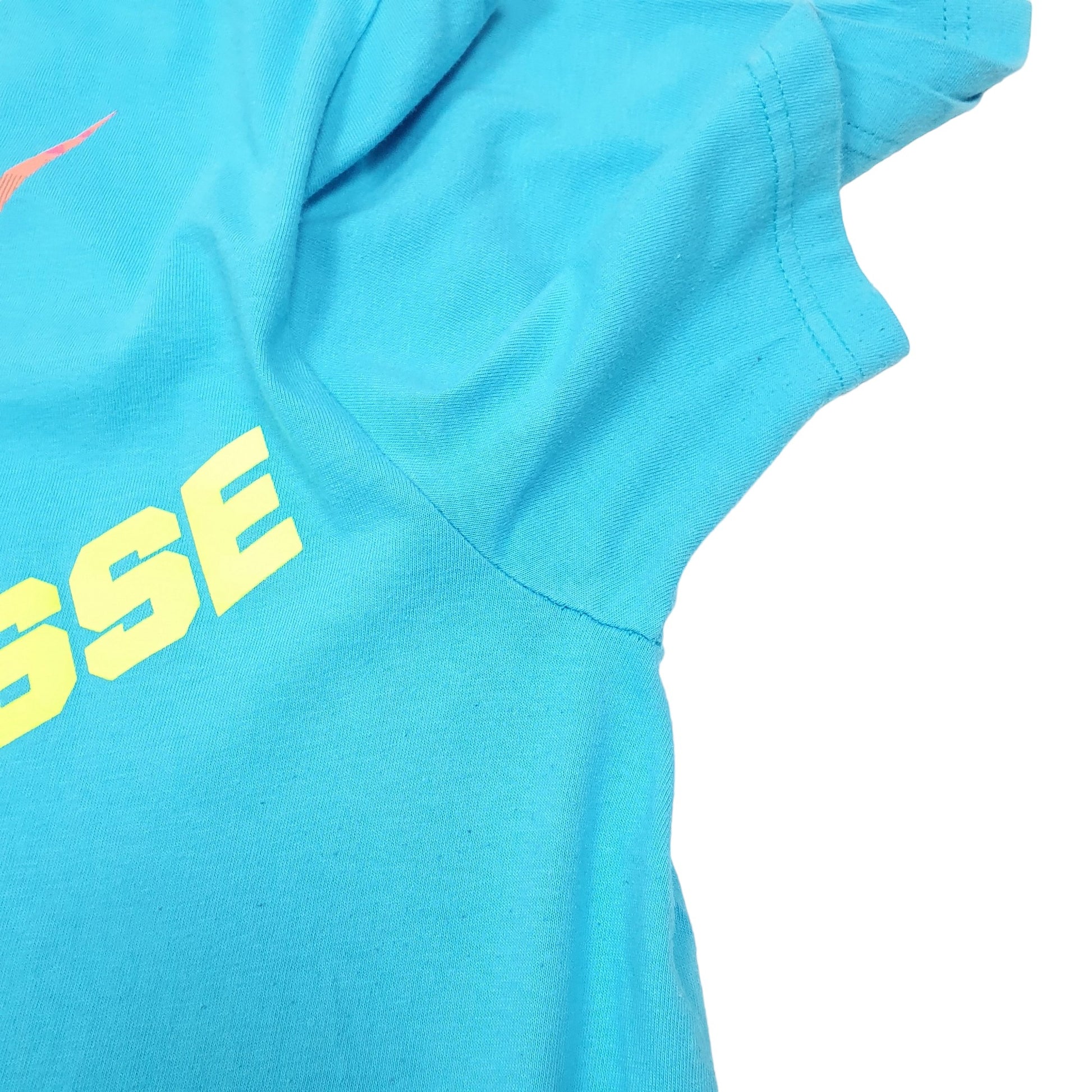Mens Turquoise Nike Lacrosse Swoosh Short Sleeve T Shirt