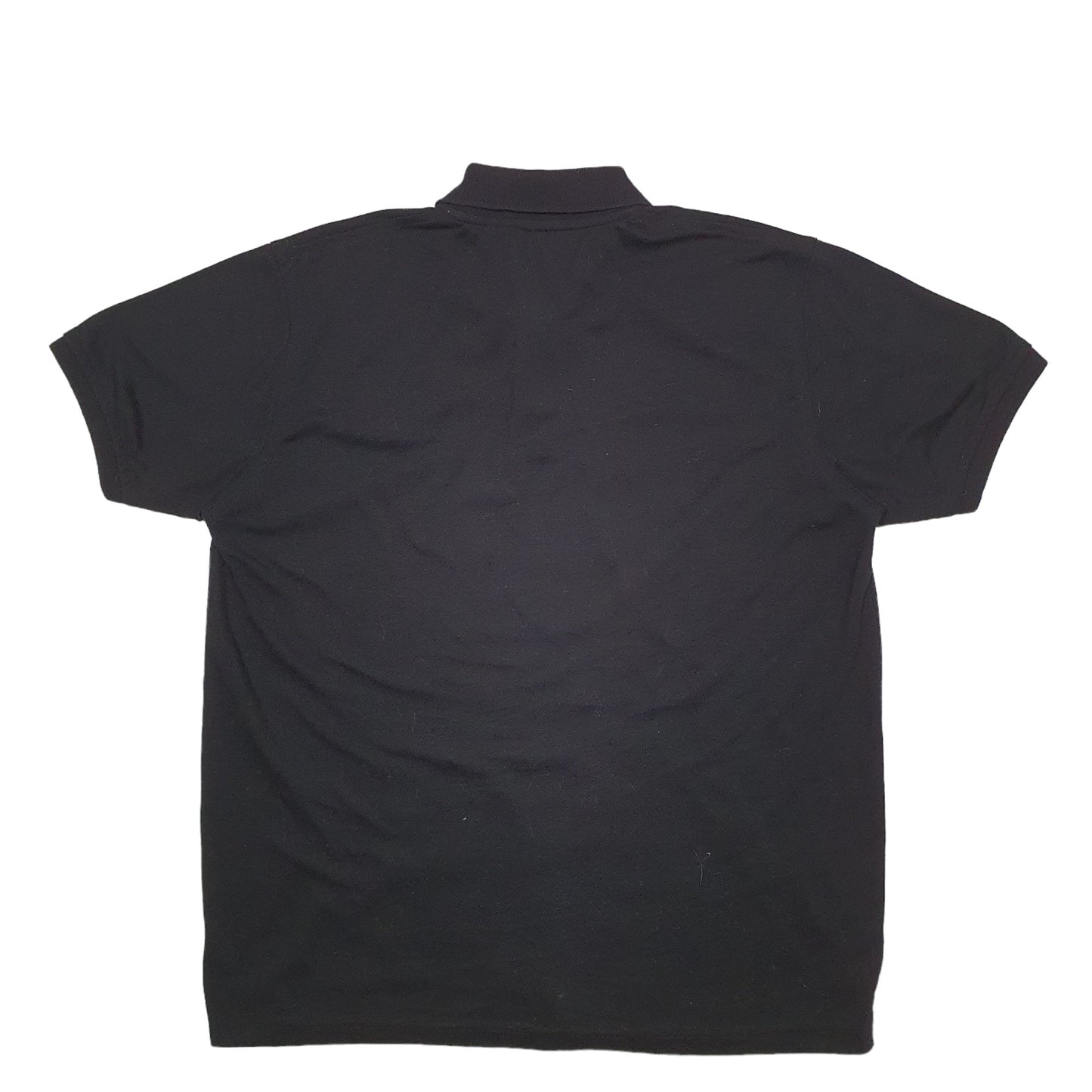 Mens Black Lacoste  Short Sleeve Polo Shirt