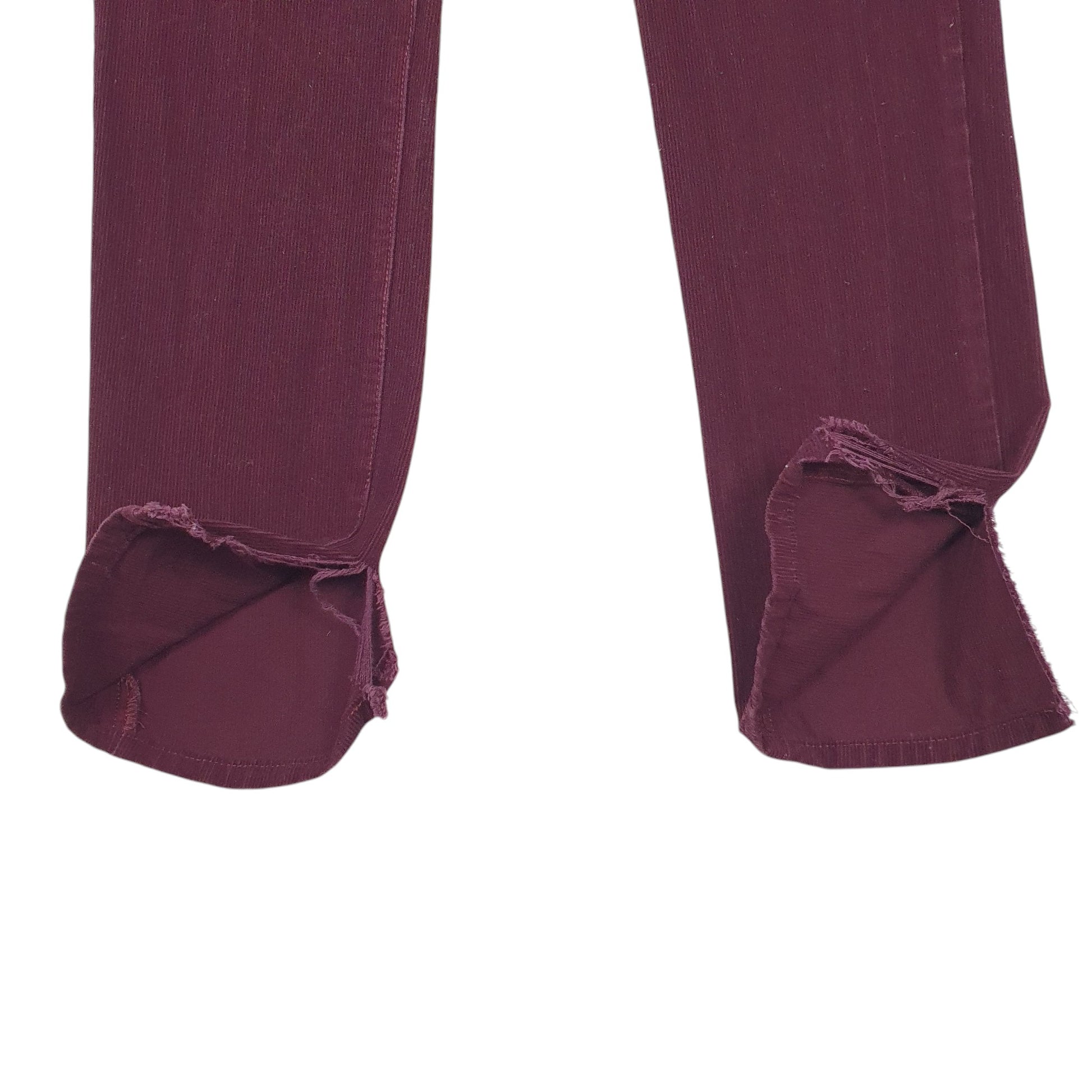 Mens Burgundy Levis  Corduroy Trousers