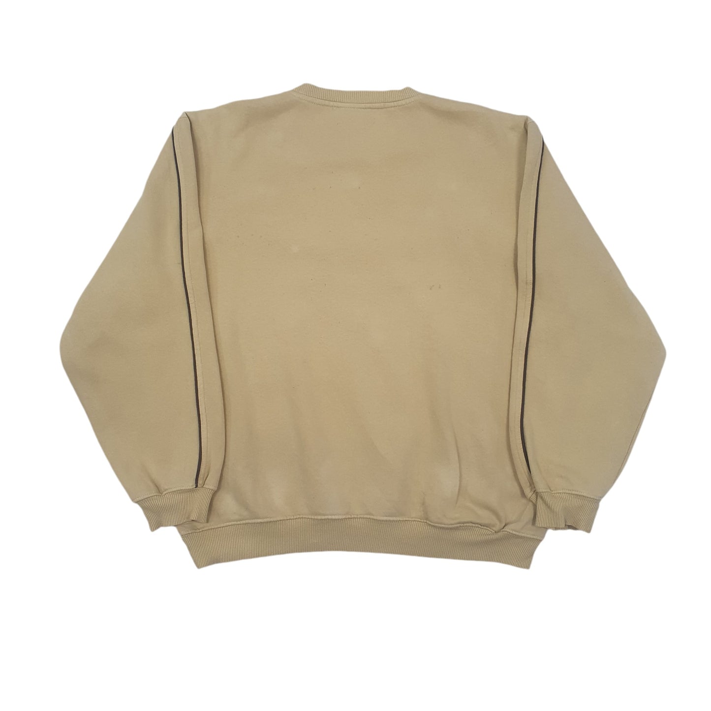 Mens Yellow Adidas Vintage 2000s Crewneck Jumper