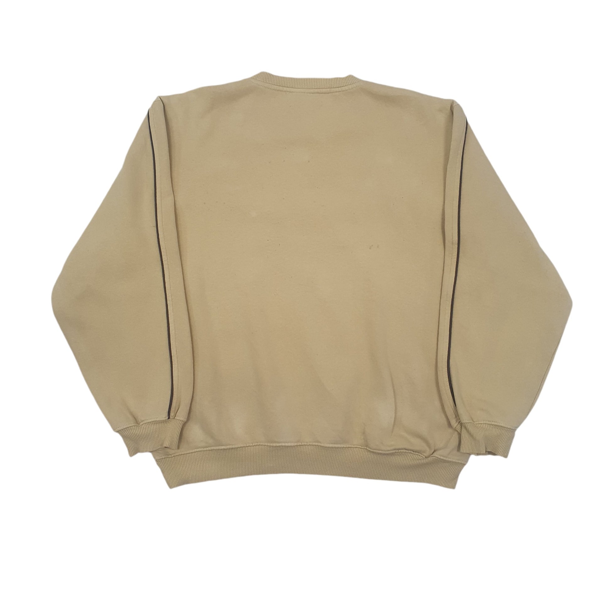 Mens Yellow Adidas Vintage 2000s Crewneck Jumper