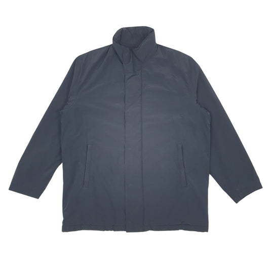 Mens Navy Burberry Long line  Coat